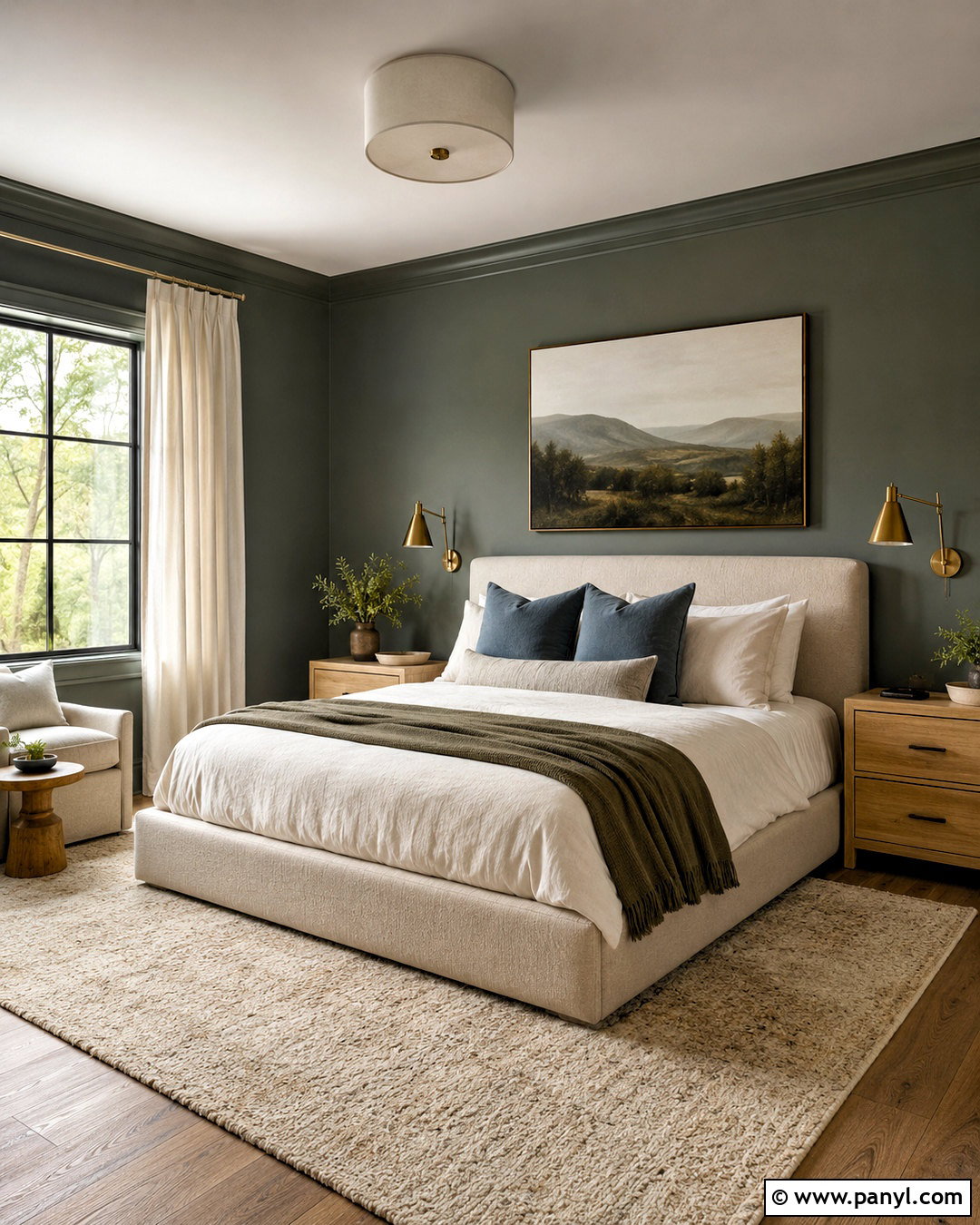 Silverado Sage Bedroom - 20 magnolia green paint colors