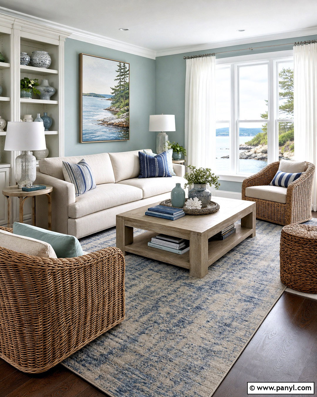 Silvermist Coastal Living Room - 20 silvermist sherwin williams ideas