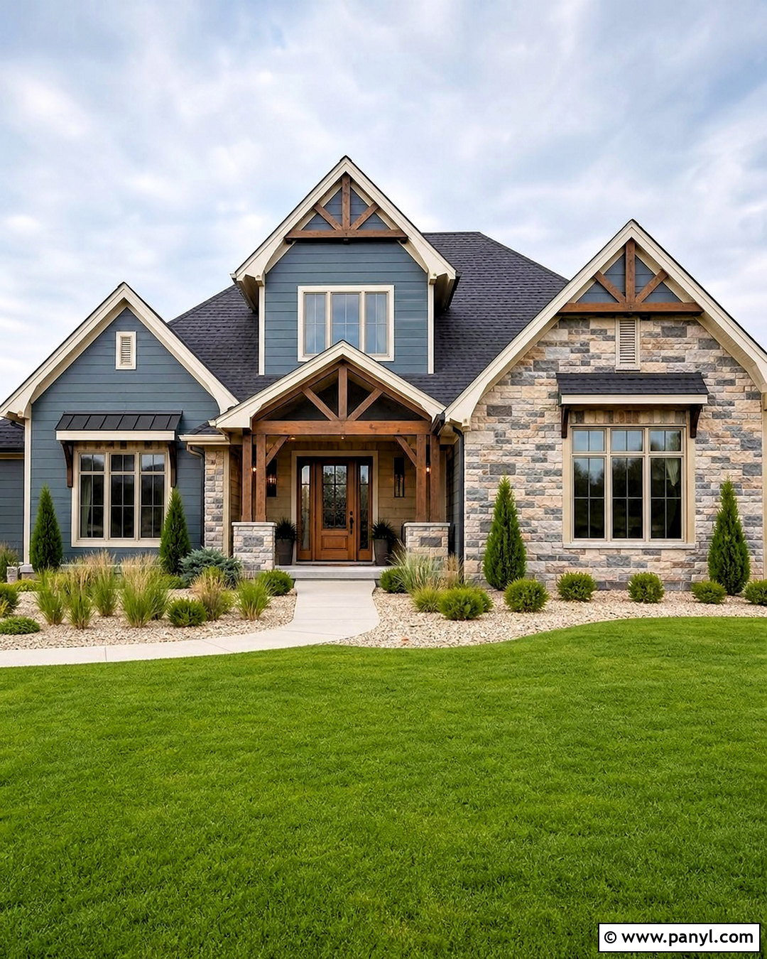 Silvermist Exterior With Stone Accents - 20 silvermist sherwin williams ideas
