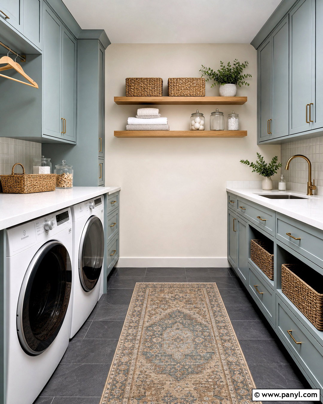 Silvermist Laundry Room With Brass - 20 silvermist sherwin williams ideas