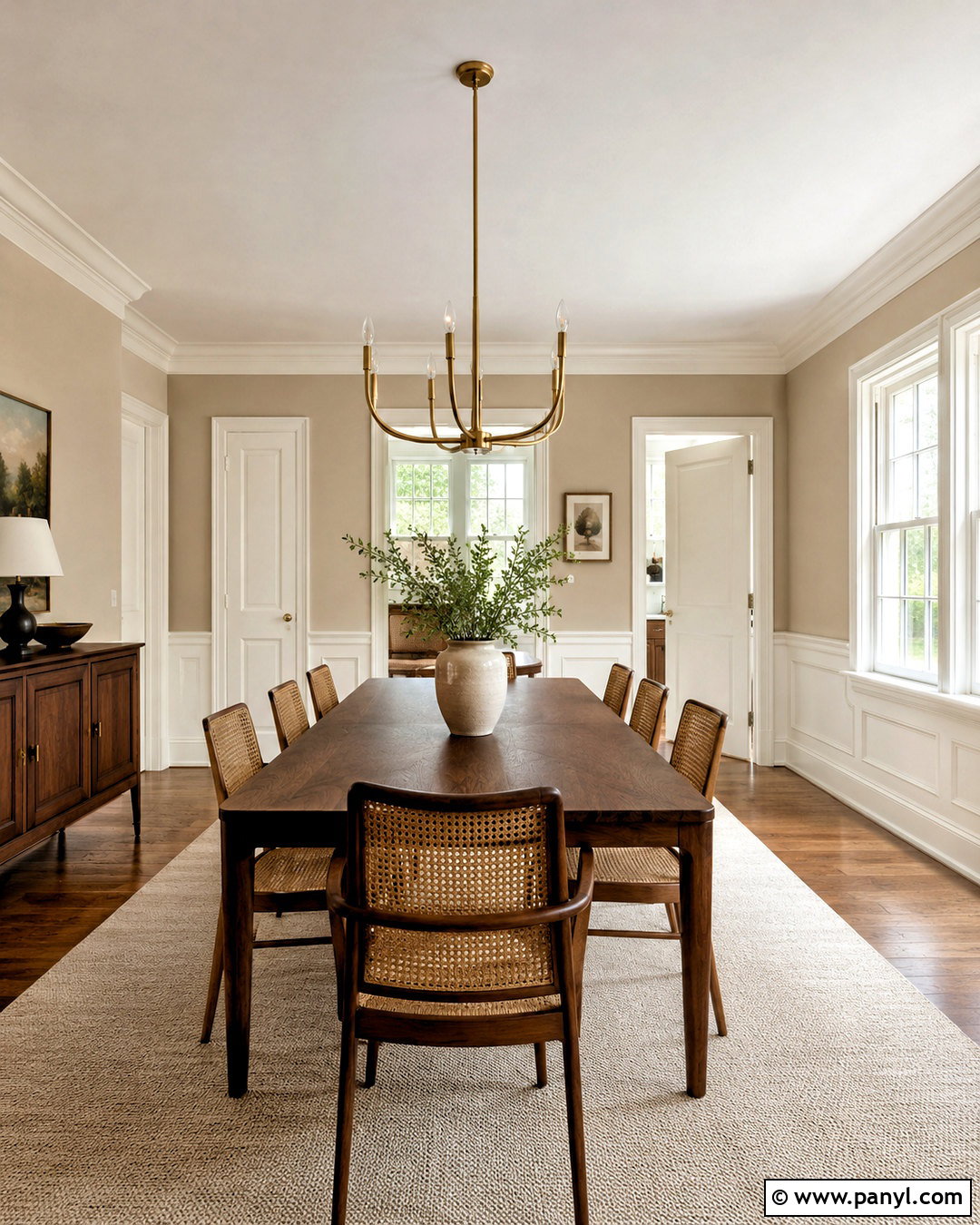Simply White Trim With Beige Walls - 20 best white trim paint color ideas