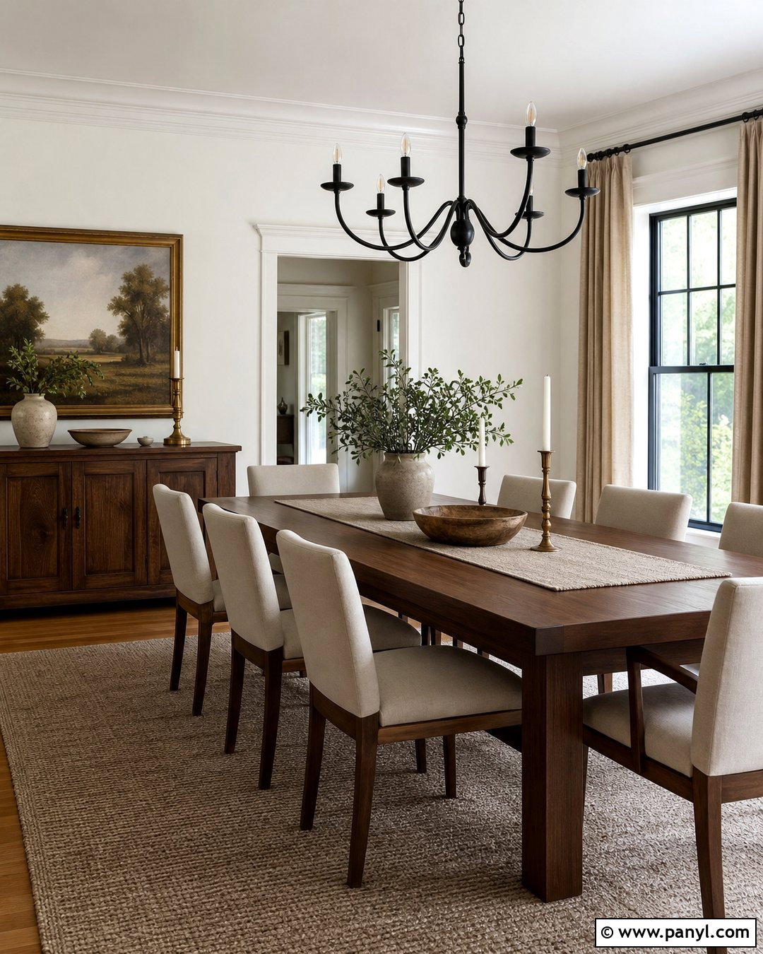 Simply White Walls In a Dining Room - 30 simply white benjamin moore walls