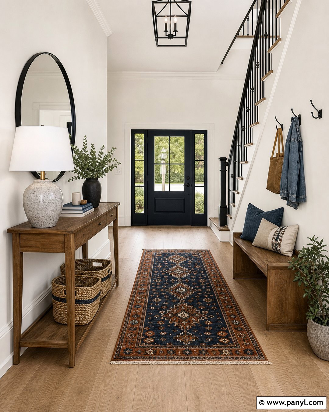 Simply White Walls In an Entryway - 30 simply white benjamin moore walls