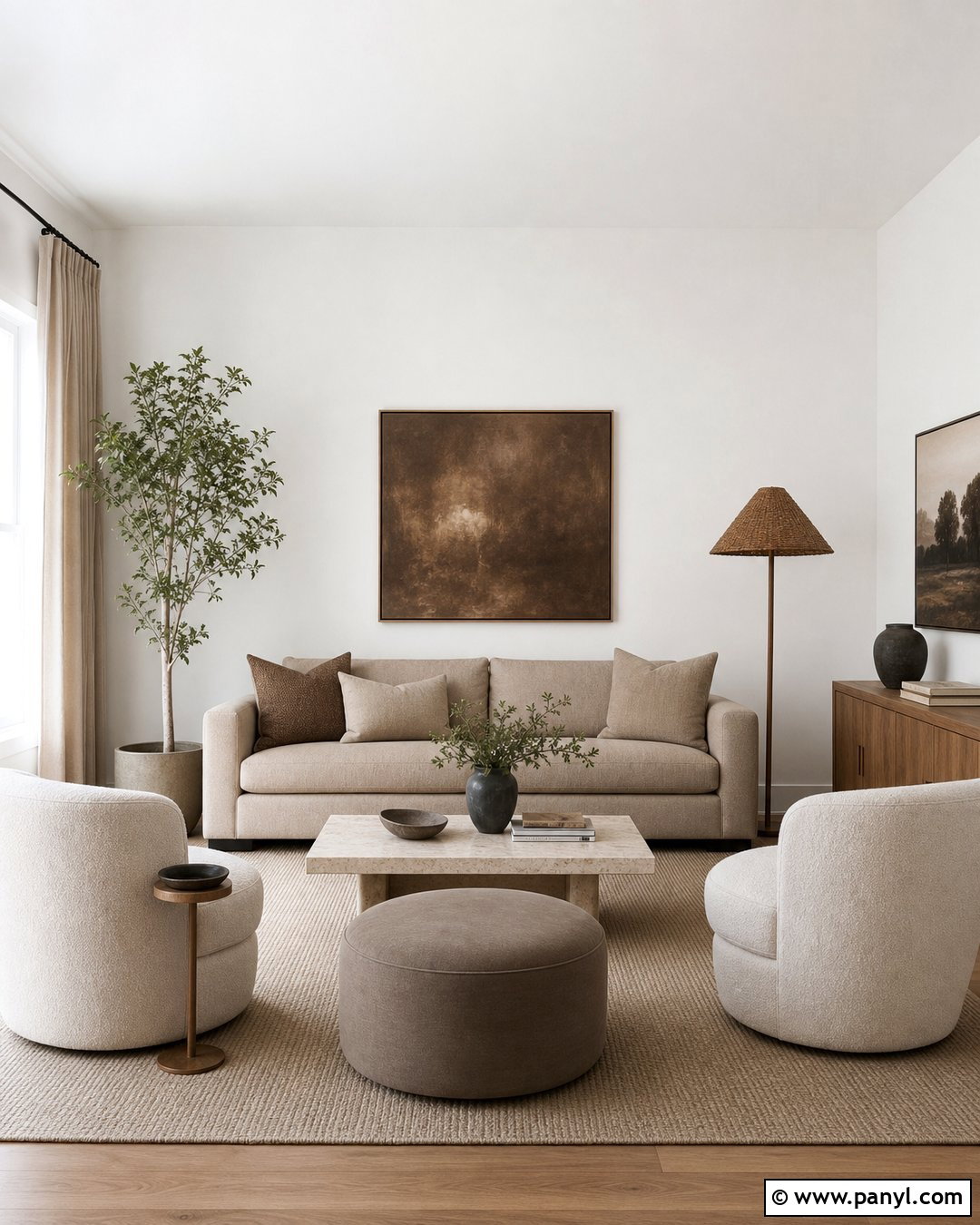 Simply White Walls With Beige Furniture - 30 simply white benjamin moore walls