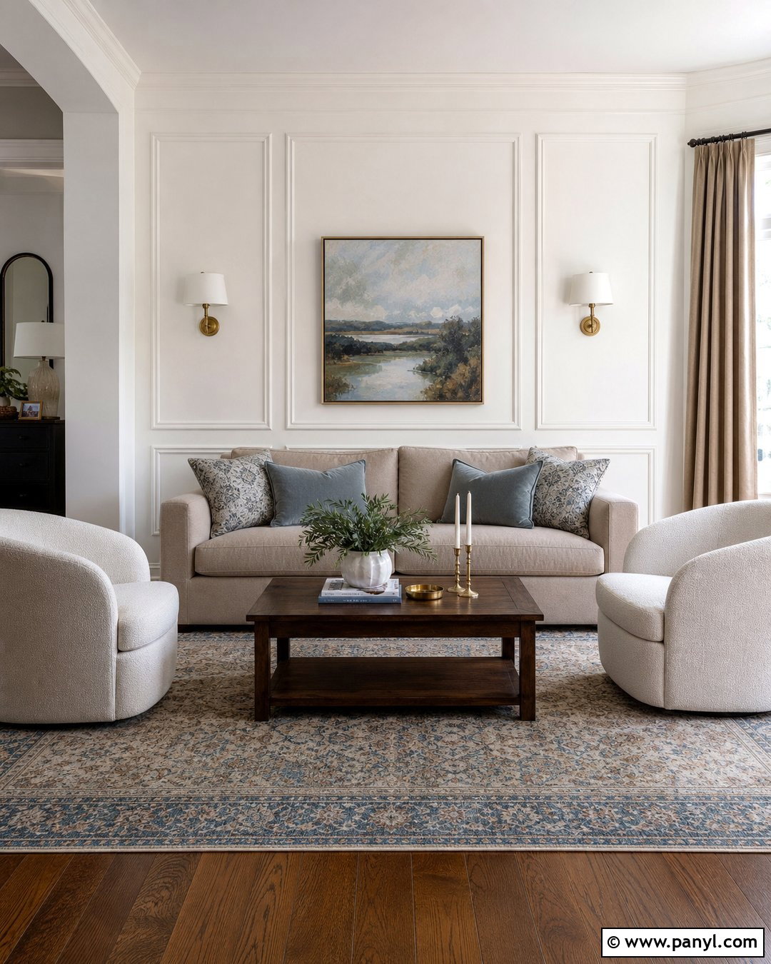 Simply White Walls With Picture Frame Molding - 30 simply white benjamin moore walls