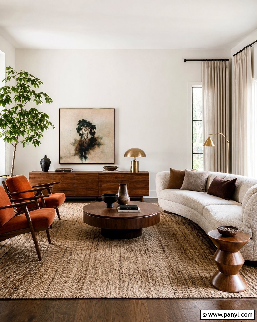 Simply White Walls With Walnut Furniture - 30 simply white benjamin moore walls