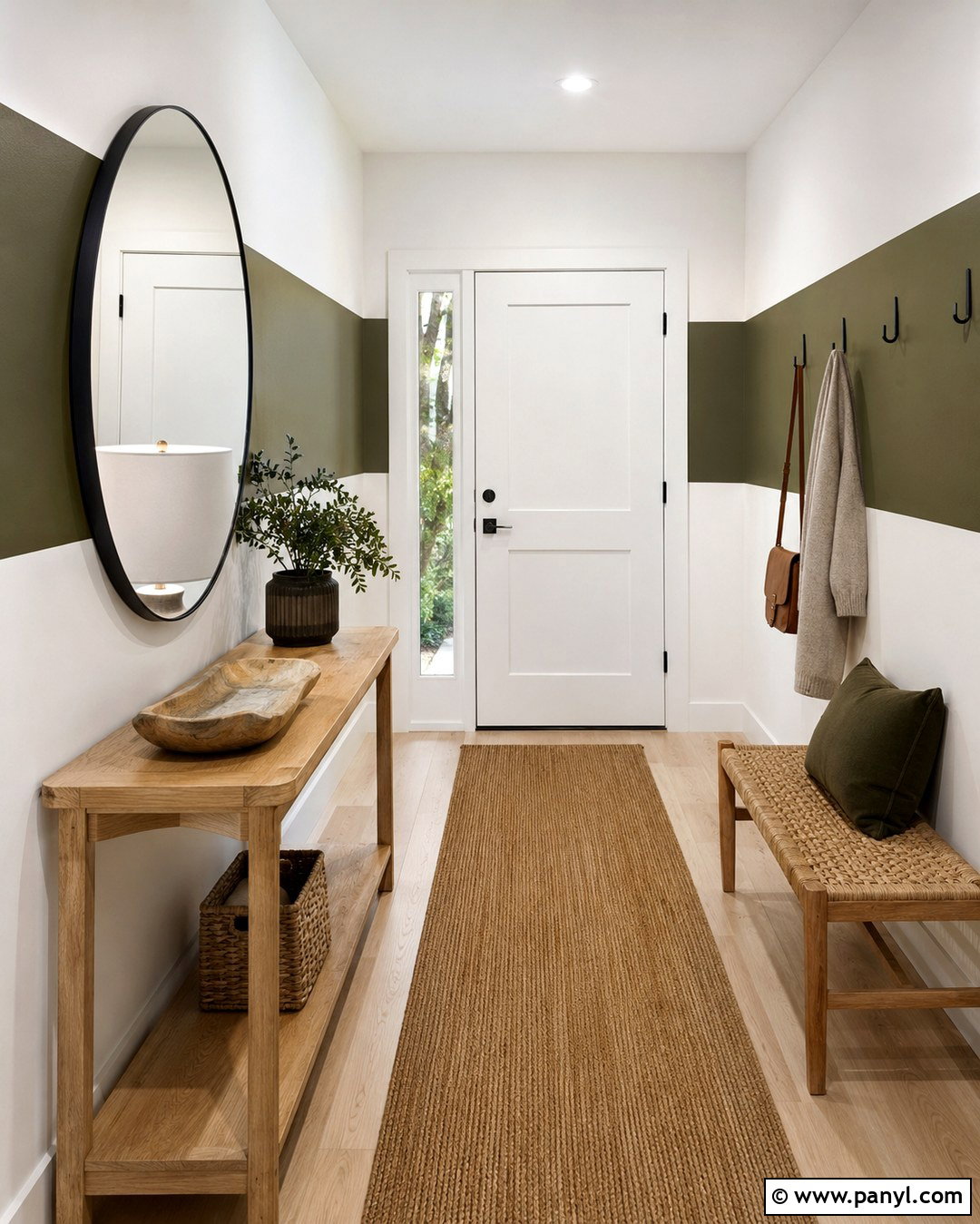 Single Horizontal Wall Stripe - 20 Stripe On Wall Ideas