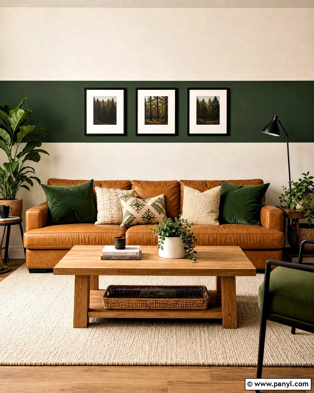 Single Wide Horizontal Wall Stripe - 20 stripe paint ideas for walls