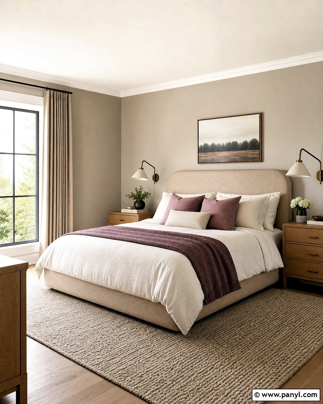Skimming Stone Primary Bedroom - 20 beige wall paints