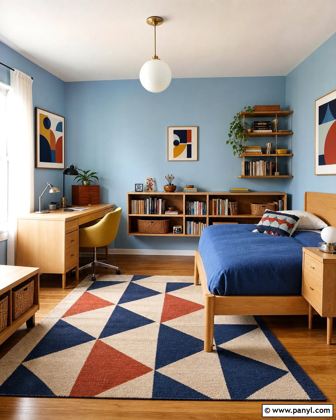 Sky Blue 60s Wall Color - 20 60S Wall Color ideas