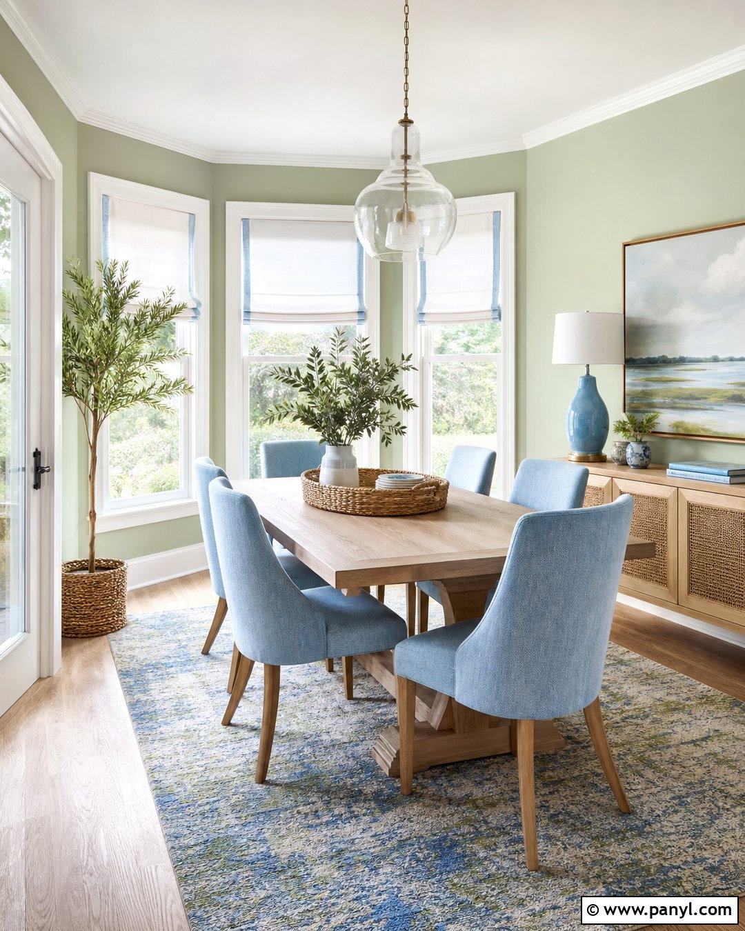 Sky Blue Accent Color For Green Walls - 20 Accent Color For Green Walls