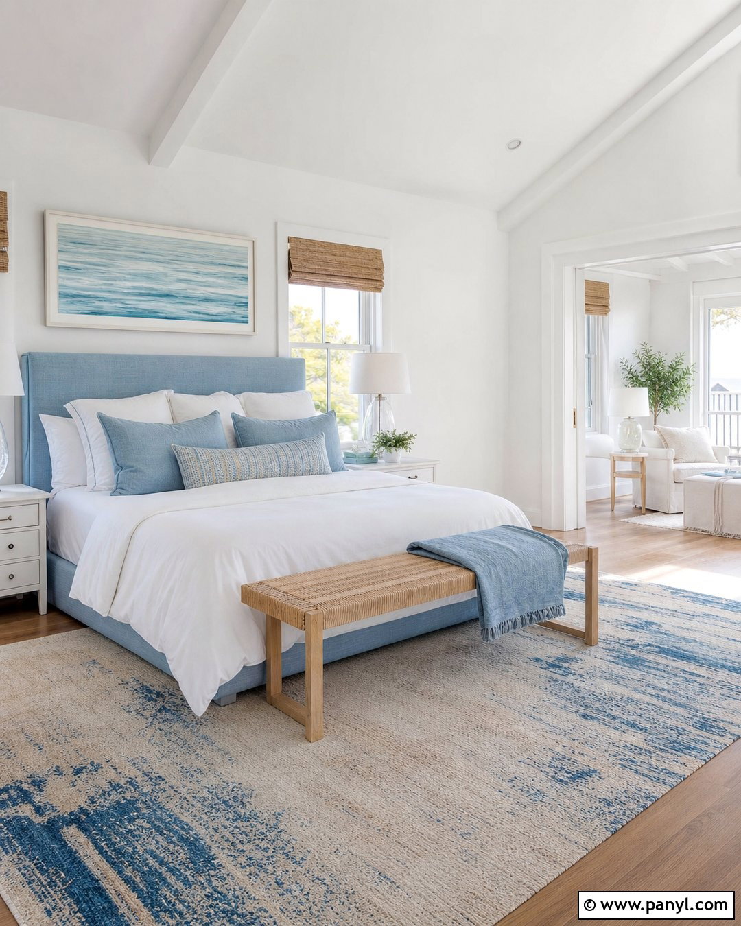 Sky Blue Accent Color - 20 Best Accent Color For White Walls