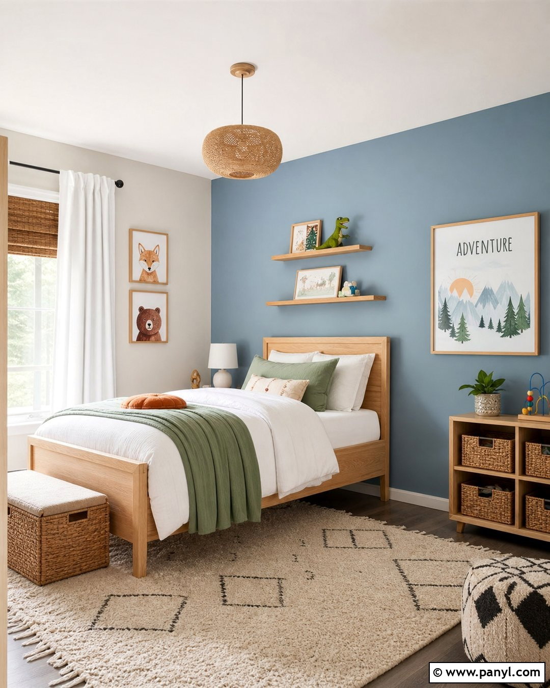 Sky Blue Accent Wall - 30 Best Accent Wall Colors