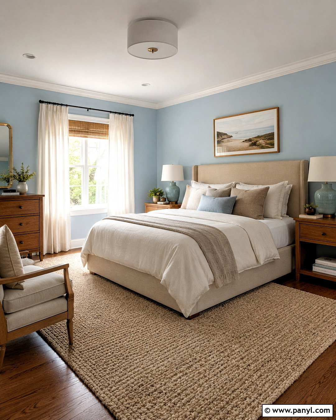 Sky Blue And Beige Bedroom - 20 sky blue bedroom walls