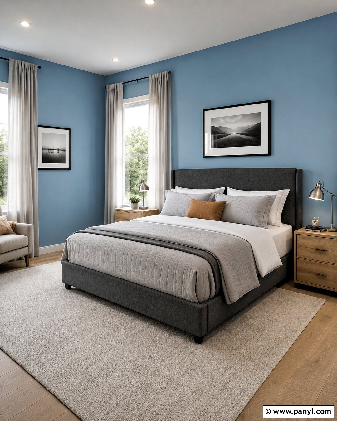 Sky Blue And Gray Bedroom - 20 sky blue bedroom walls