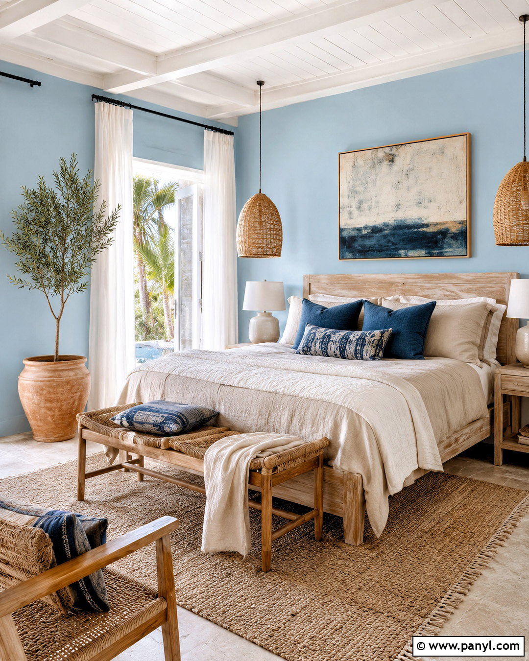 Sky Blue And Sand Bohemian Color Scheme - 20 bohemian color scheme ideas
