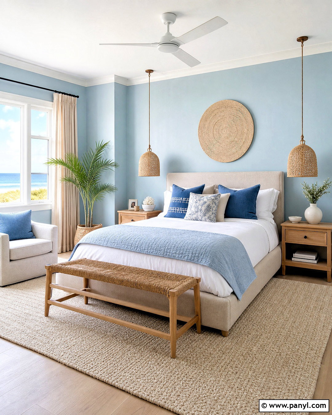 Sky Blue And Sandy Beige Color Palette - 20 blue color palette ideas