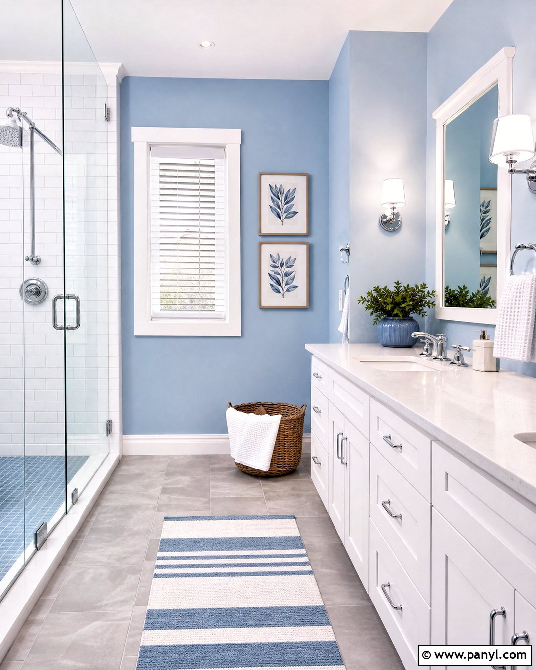 Sky Blue And White Bathroom - 20 sky blue bathroom ideas