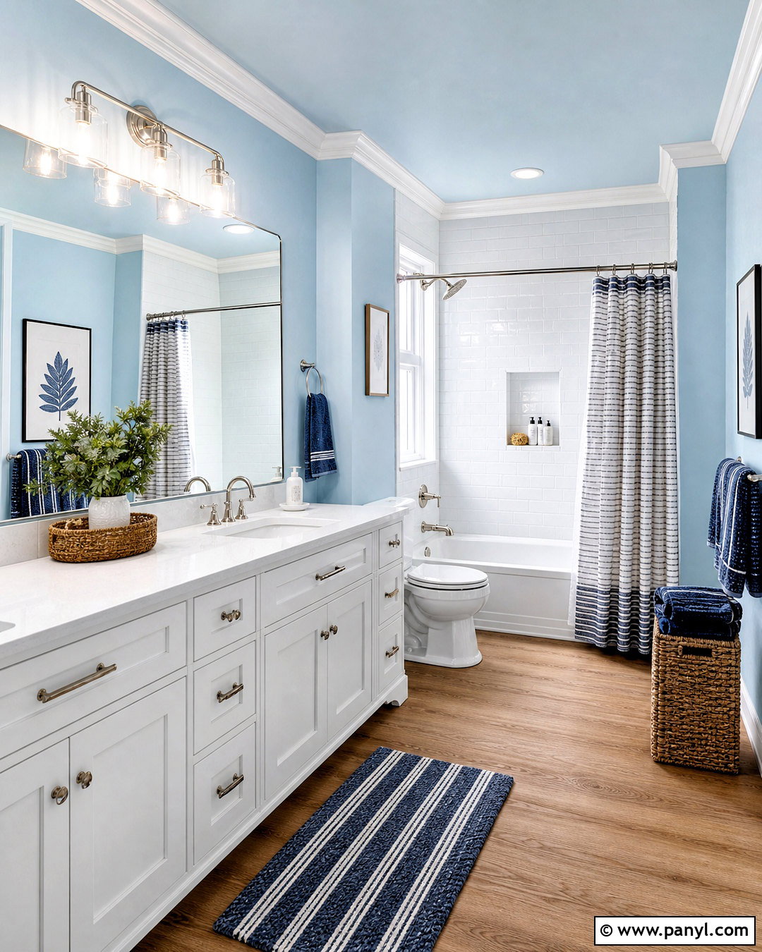 Sky Blue Bathroom - 20 fun bathroom colors