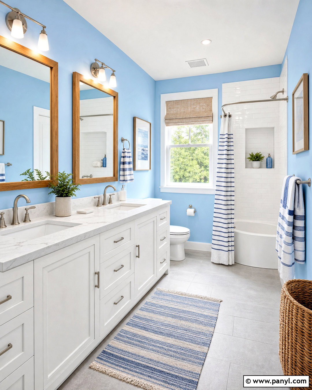 Sky Blue Bathroom Paint - 20 blue paint colors for bathroom ideas