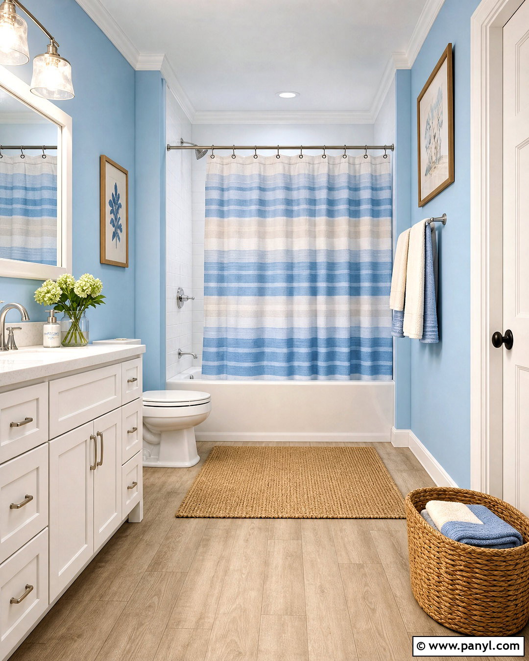 Sky Blue Bathroom Paint - 20 bathroom paint inspiration ideas