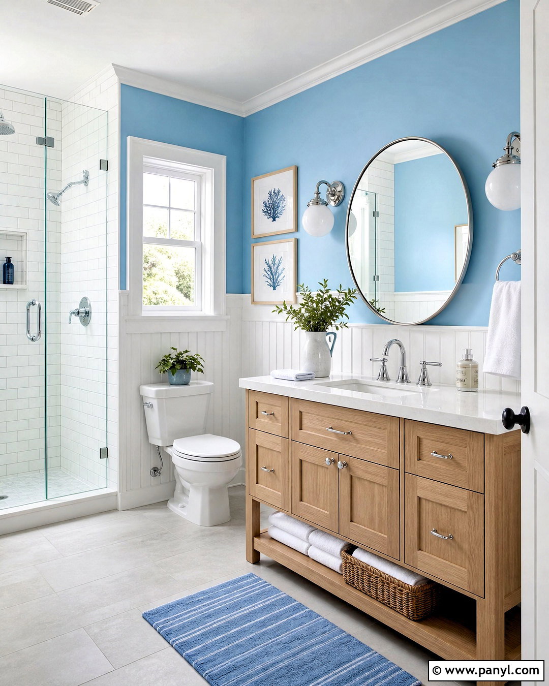 Sky Blue Bathroom Walls - 20 color wall ideas