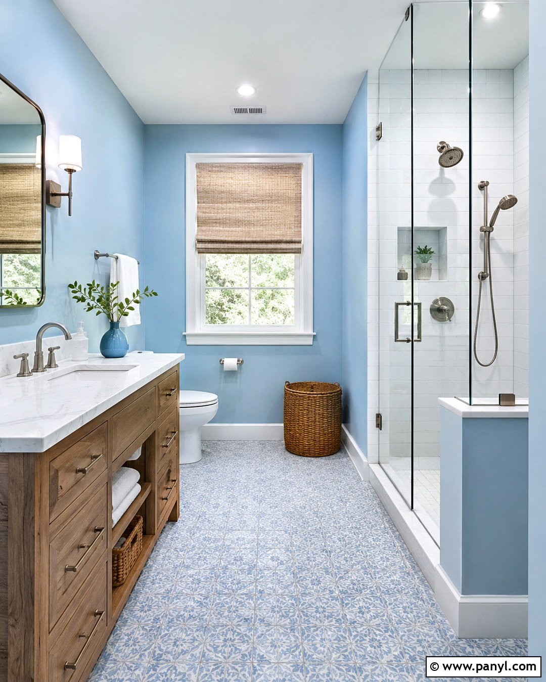 Sky Blue Bathroom - 20 Bathroom Blue Colors