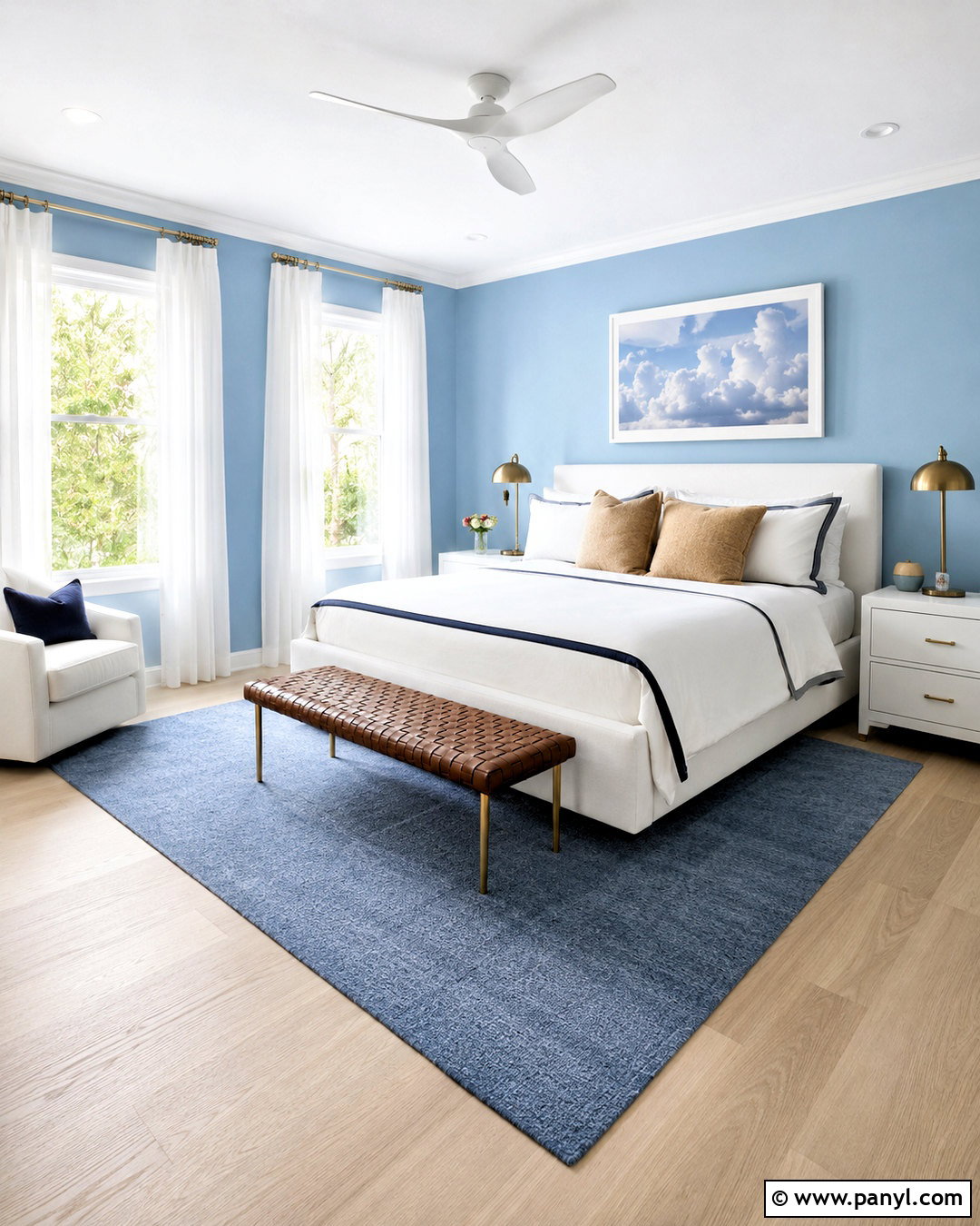 Sky Blue Bedroom Walls - 35 Wall Color Ideas Bedroom Paint Ideas
