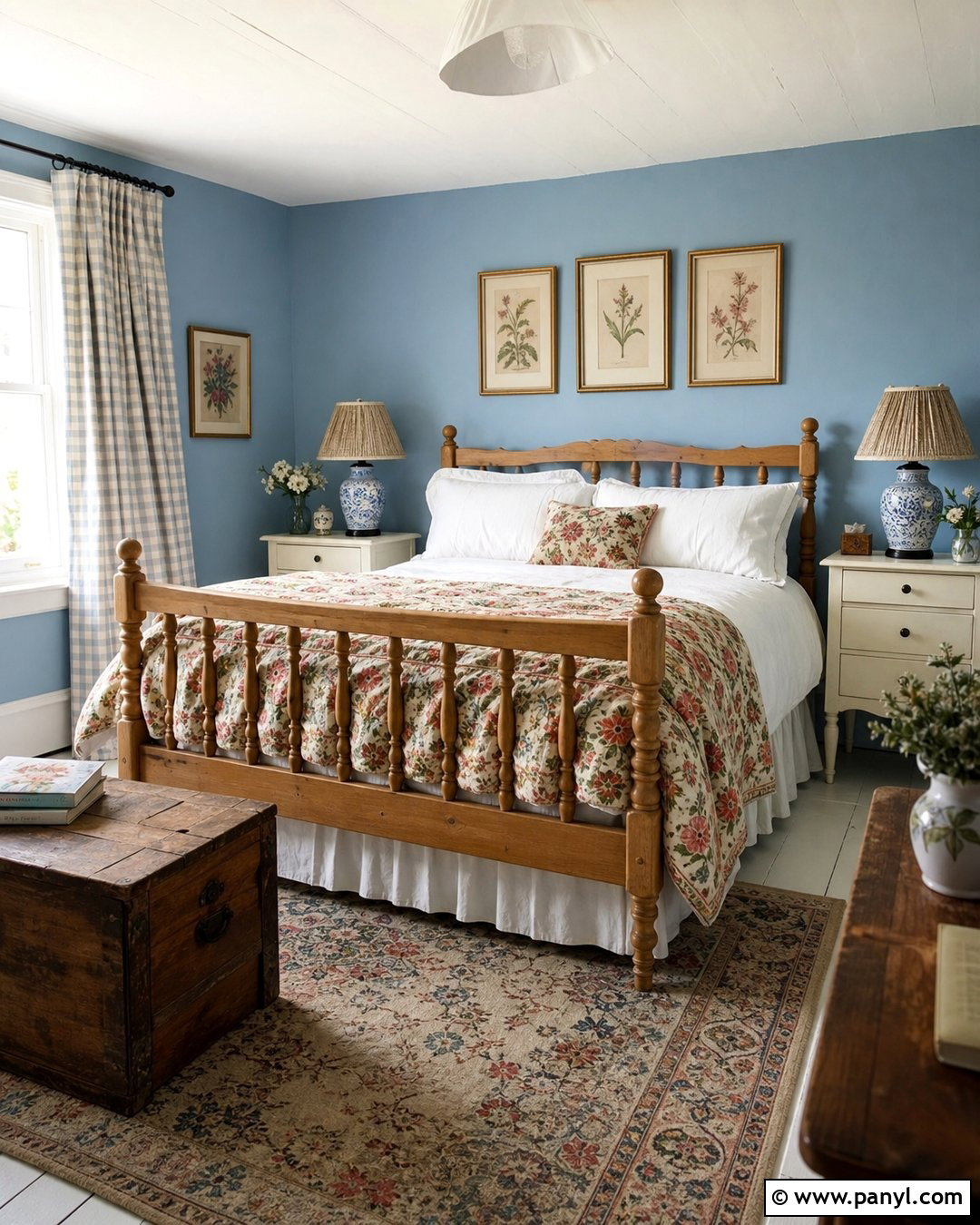 Sky Blue Cottage Bedroom Walls - 30 Sky Blue Walls