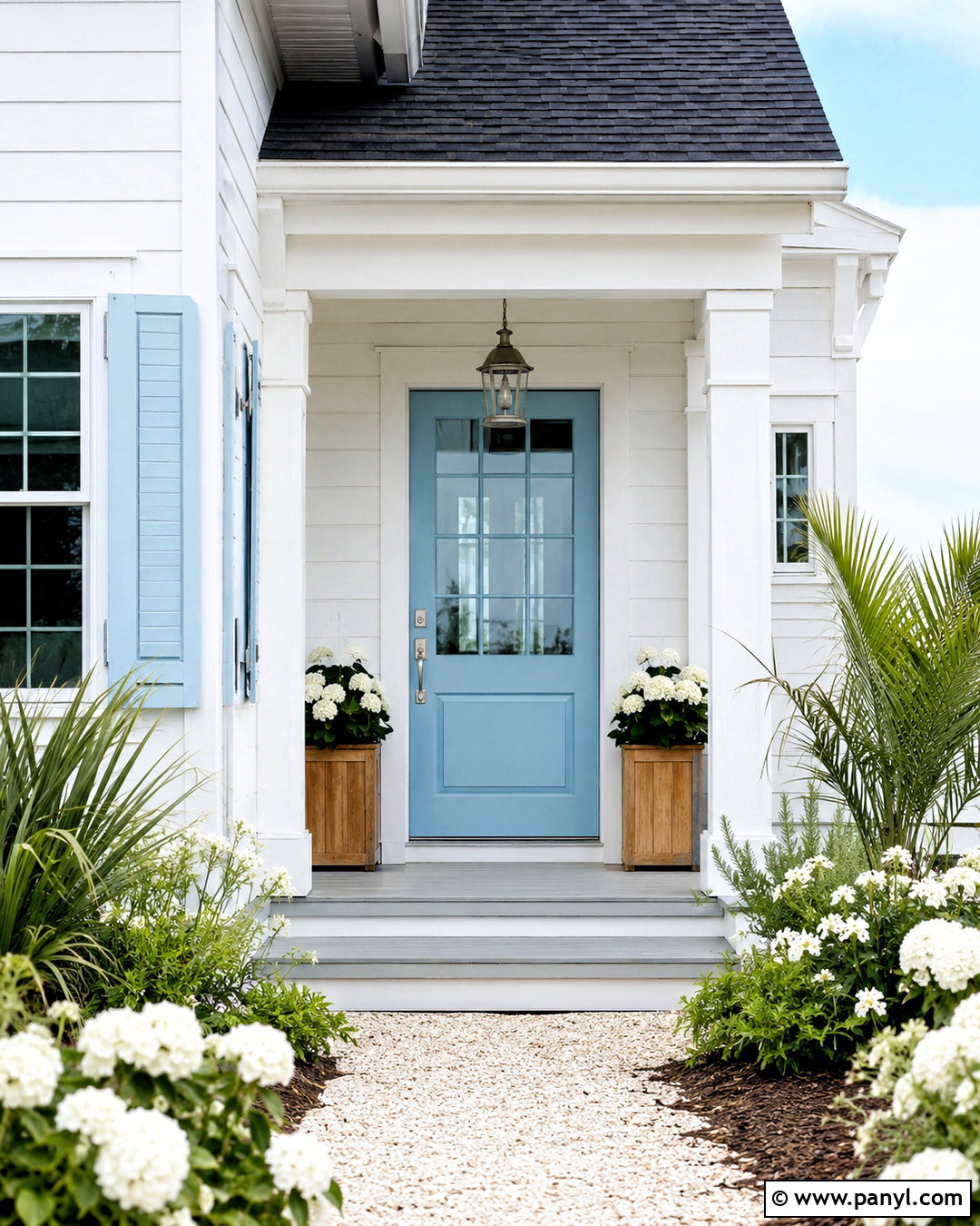 Sky Blue Front Door Color - 20 door colours ideas paint colors