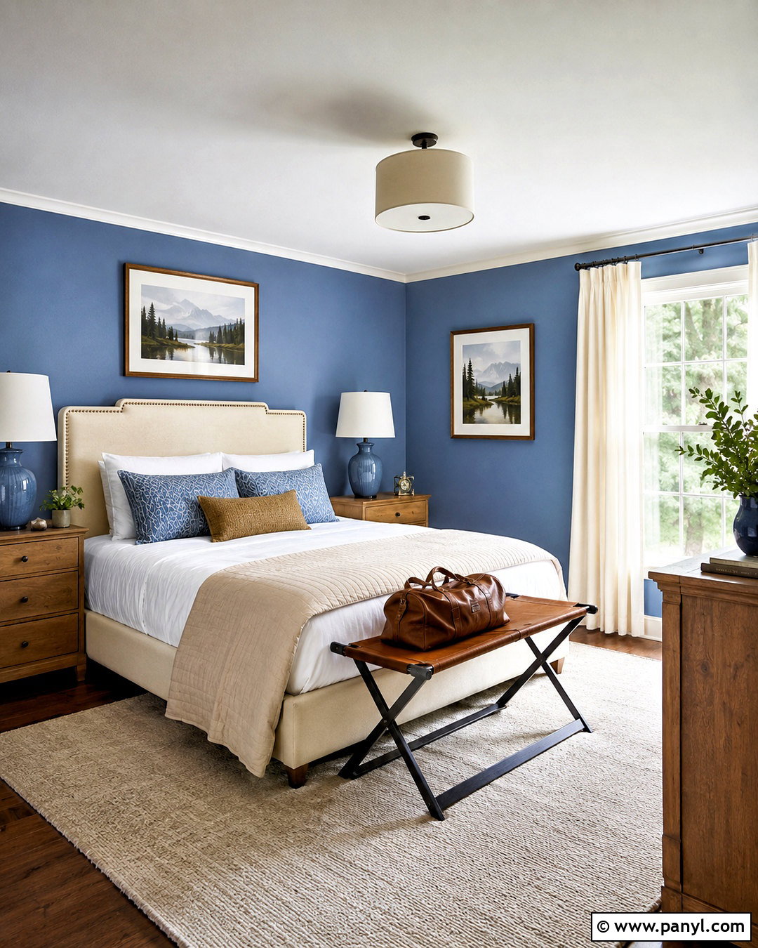 Sky Blue Guest Bedroom - 20 sky blue bedroom walls