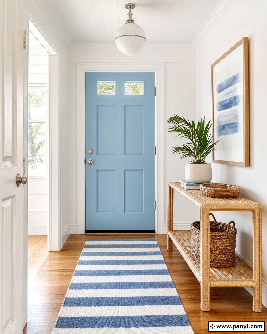 Sky Blue Inside Front Door - 25 Inside Of Front Door Painted Ideas