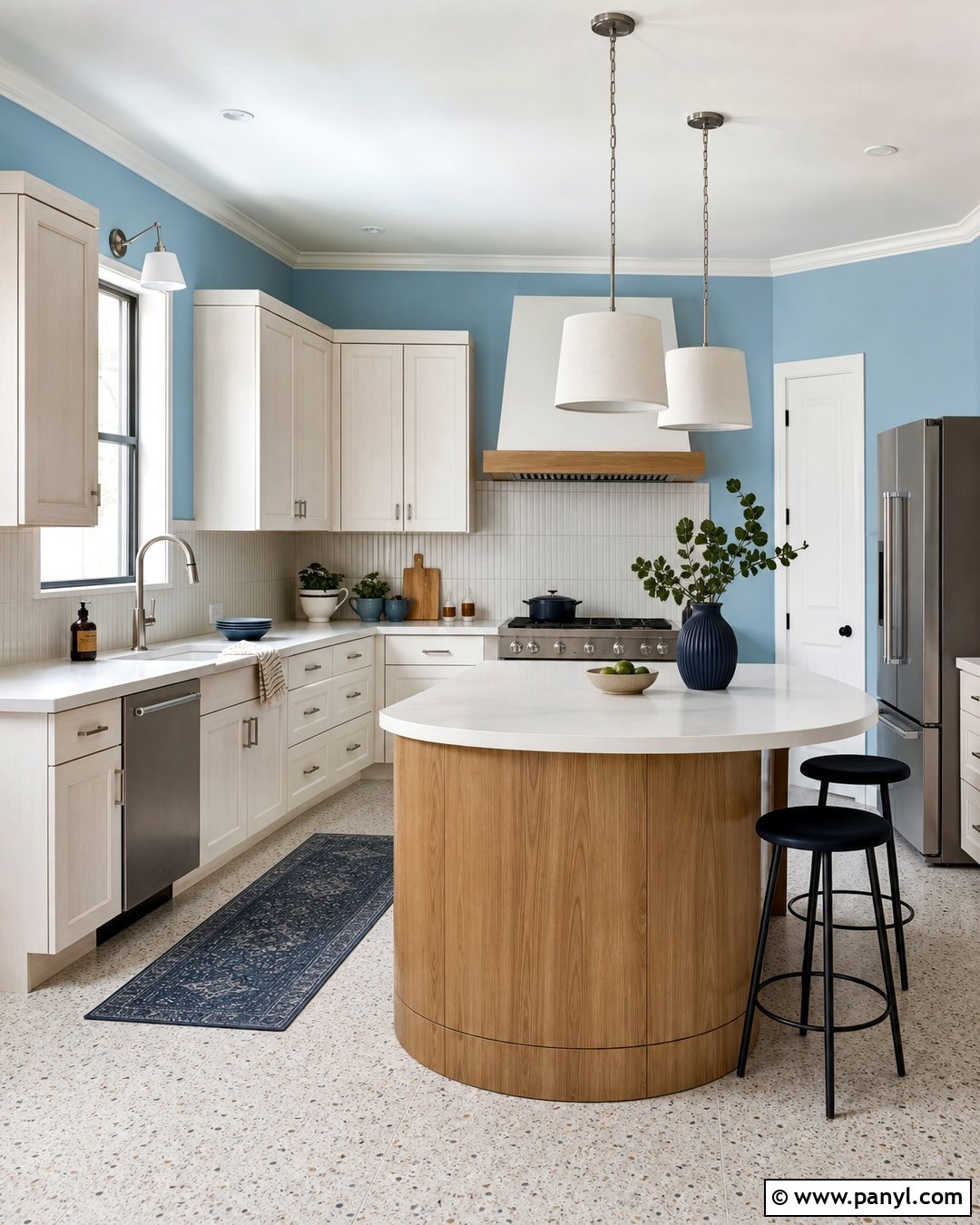 Sky Blue Kitchen Wall Colour - 45 kitchen wall colour ideas