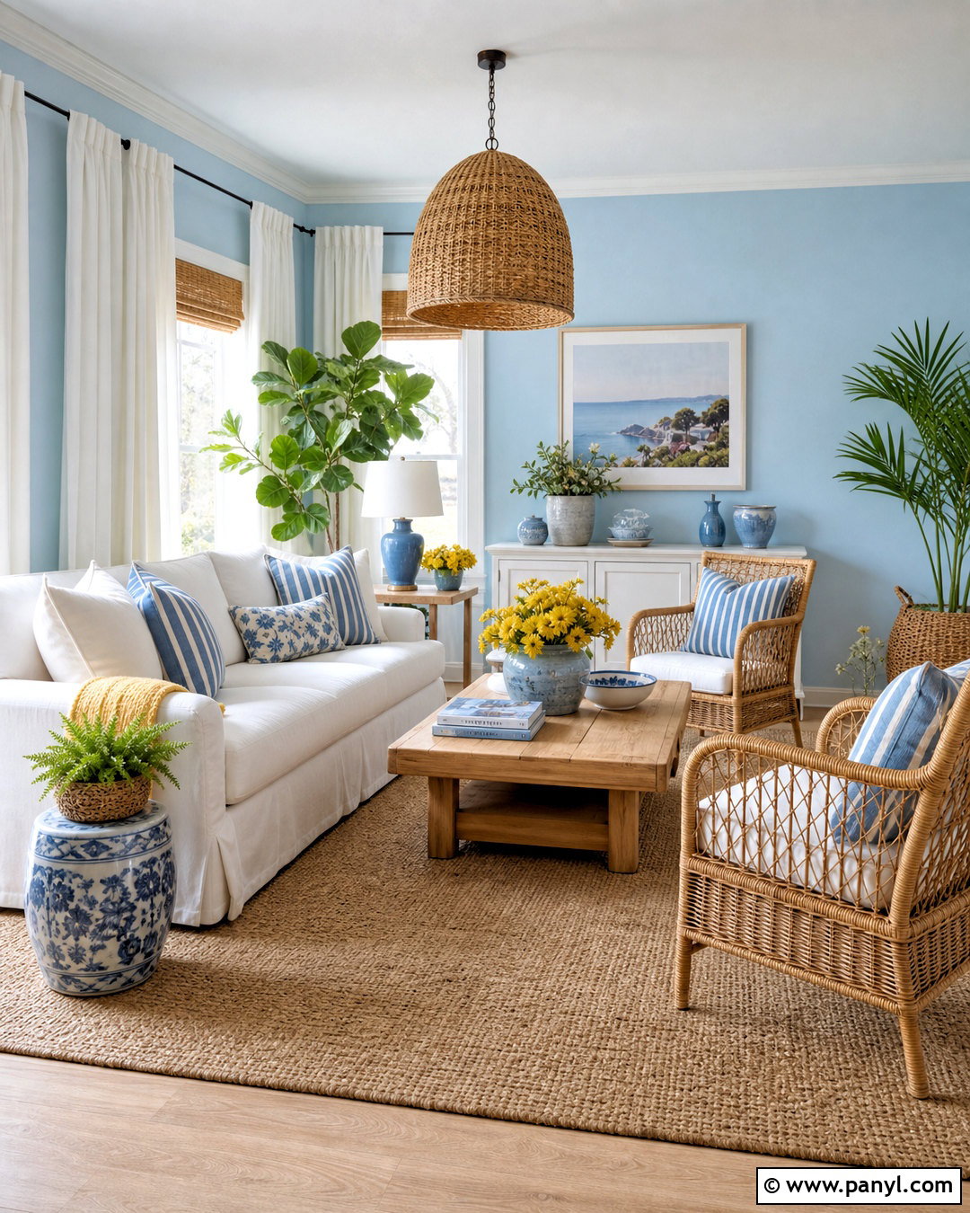 Sky Blue Living Room Paint - 20 light paint colors for living room ideas