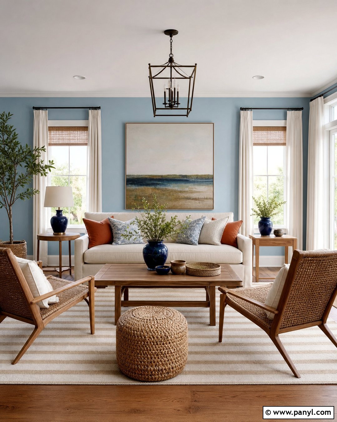 Sky Blue Living Room Walls - 50 home wall colour ideas