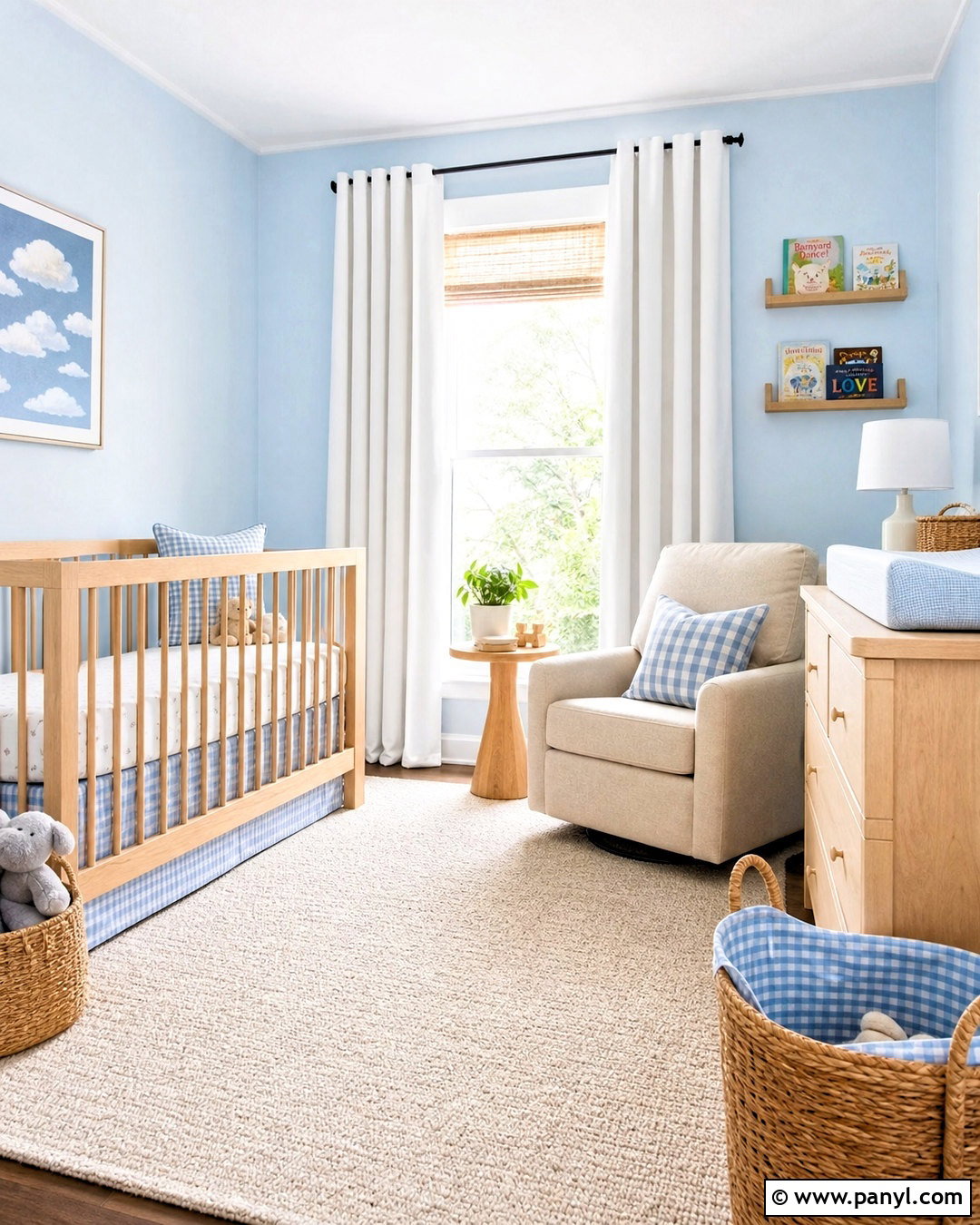 Sky Blue Nursery - 20 blue room idea ideas
