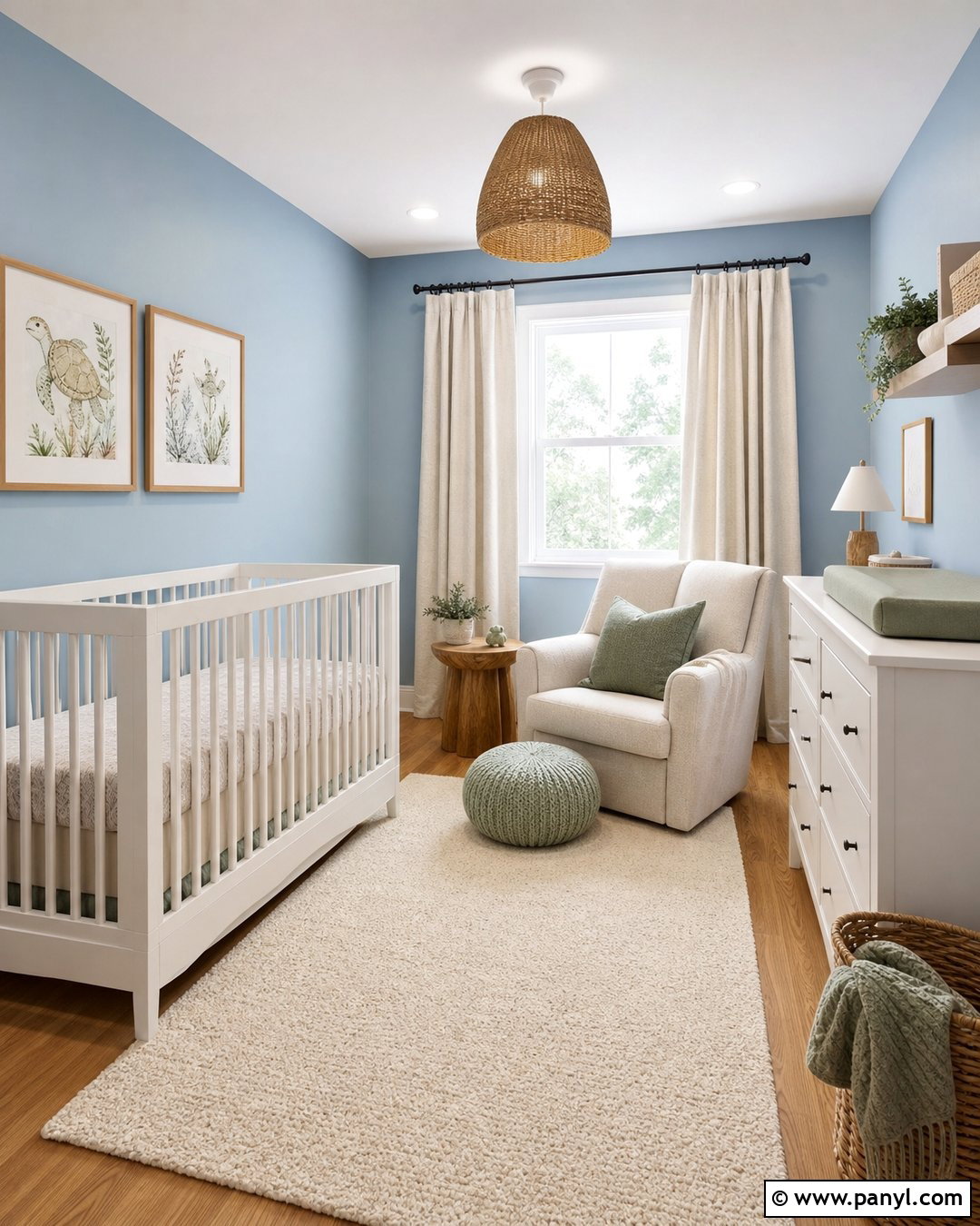 Sky Blue Nursery Walls - 30 Sky Blue Walls