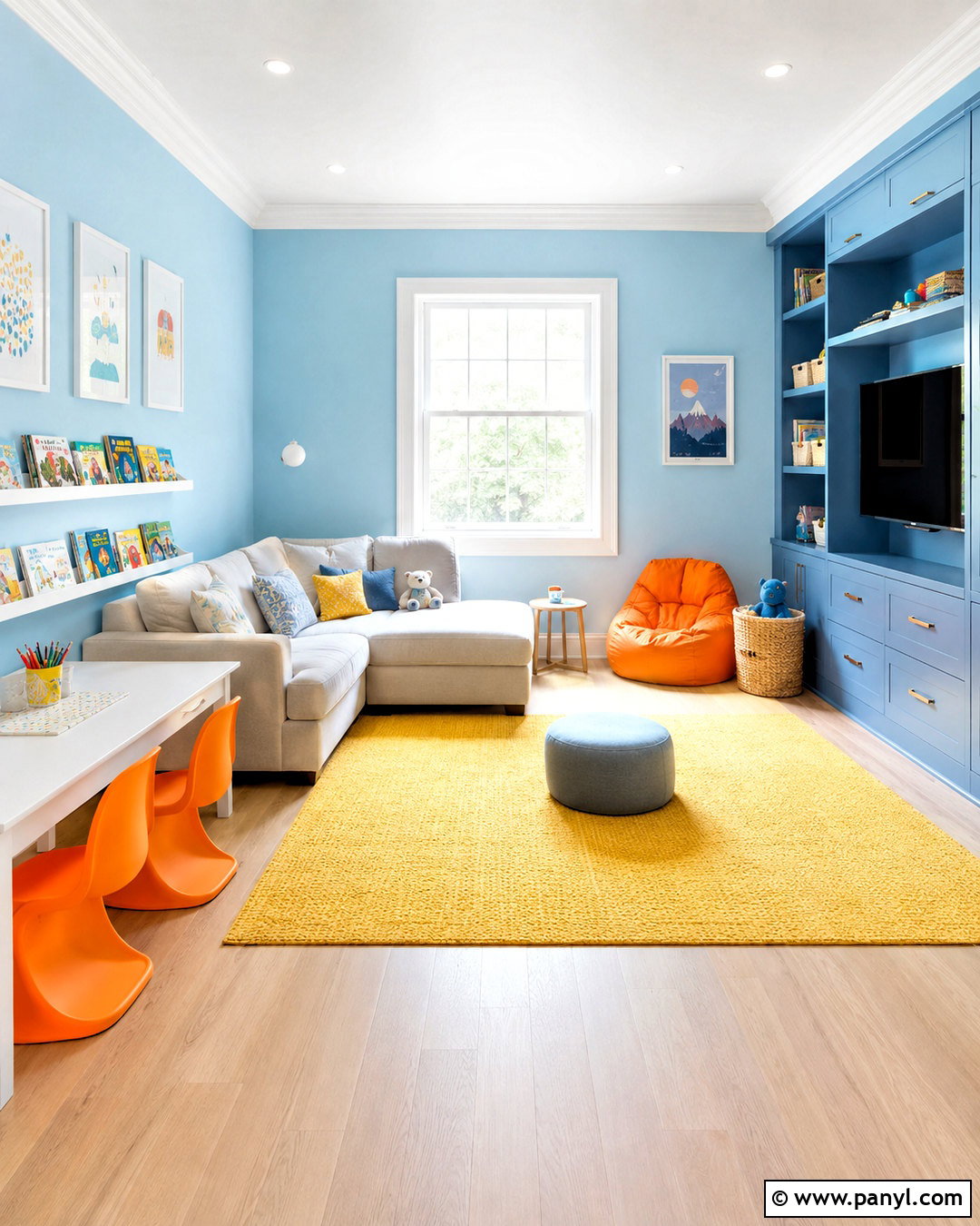 Sky Blue Playroom Paint - 20 playroom paint colors