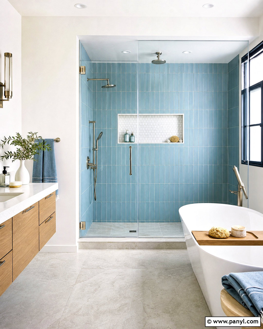20 Sky Blue Bathroom Ideas for a Fresh, Spa-Like Escape