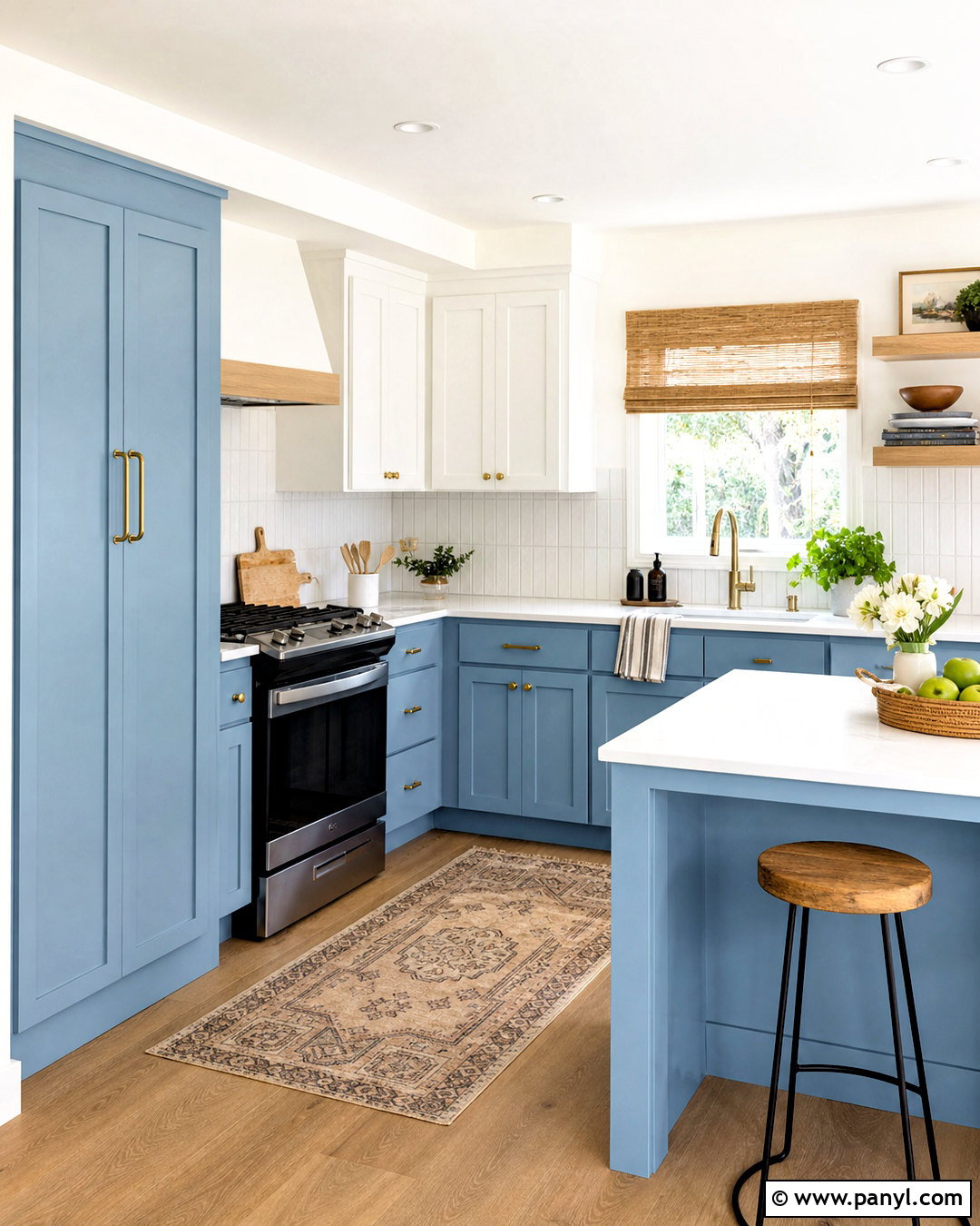 Sky Blue Small Kitchen - 20 small kitchen paint colors