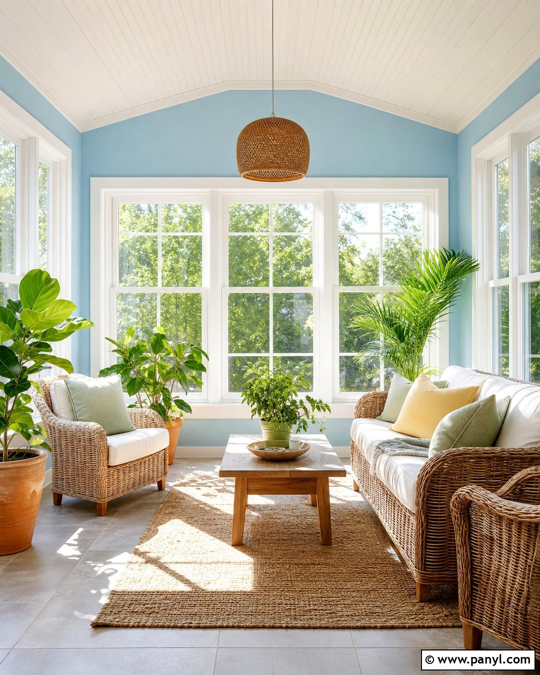 Sky Blue Sunroom Wall Color - 50 wall colour ideas
