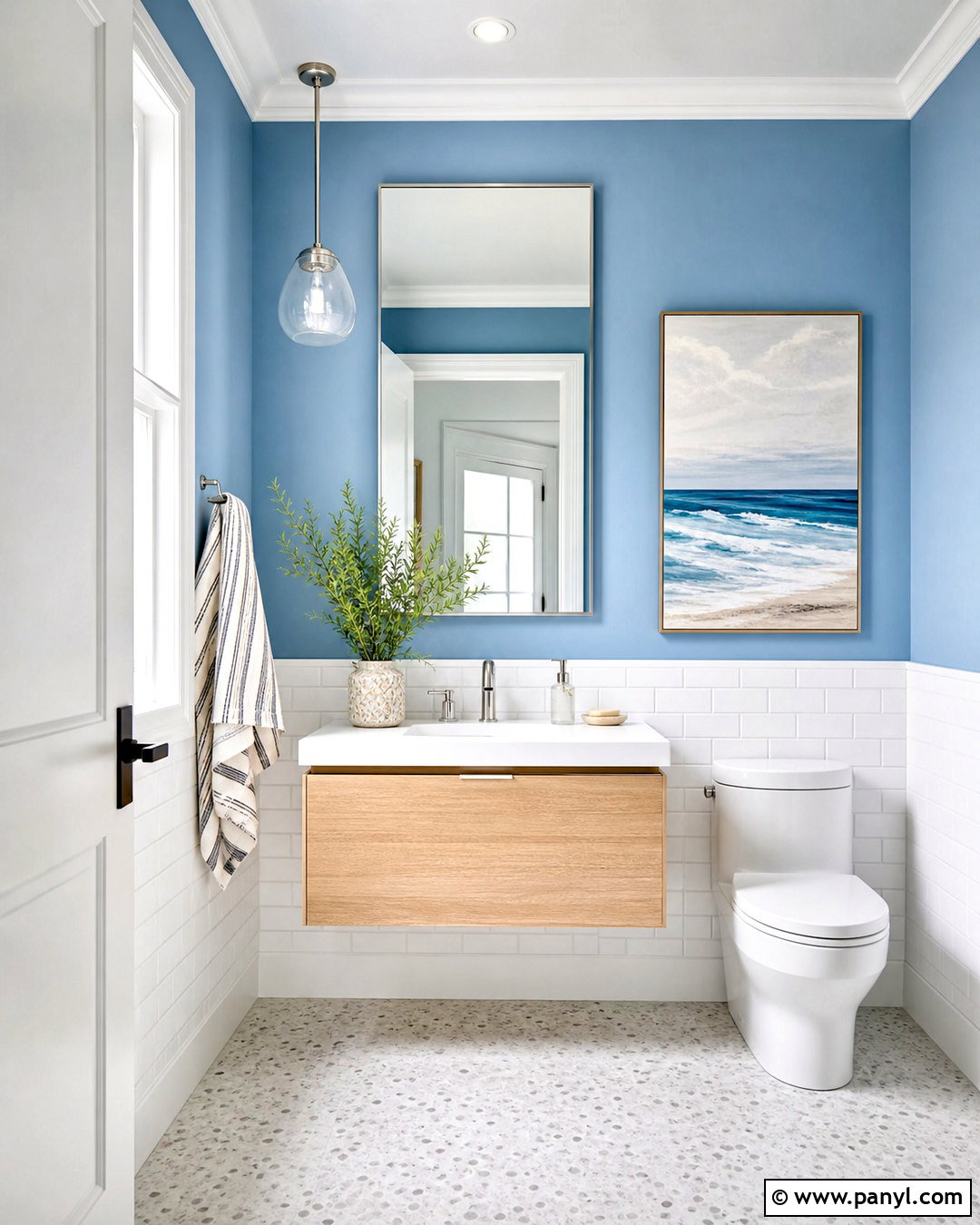 Sky Blue Toilet Paint - 20 toilet paint ideas