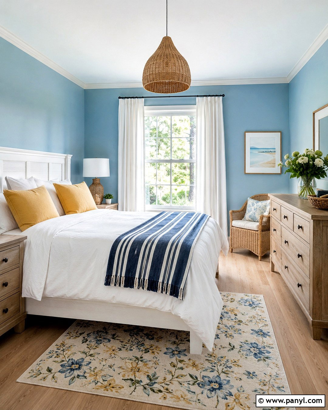 Sky Blue Wall Color for Bedroom - 20 Colorful Wall Colors