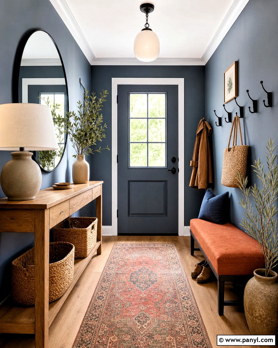 Slate Blue And Terracotta Color Palette - 20 blue color palette ideas