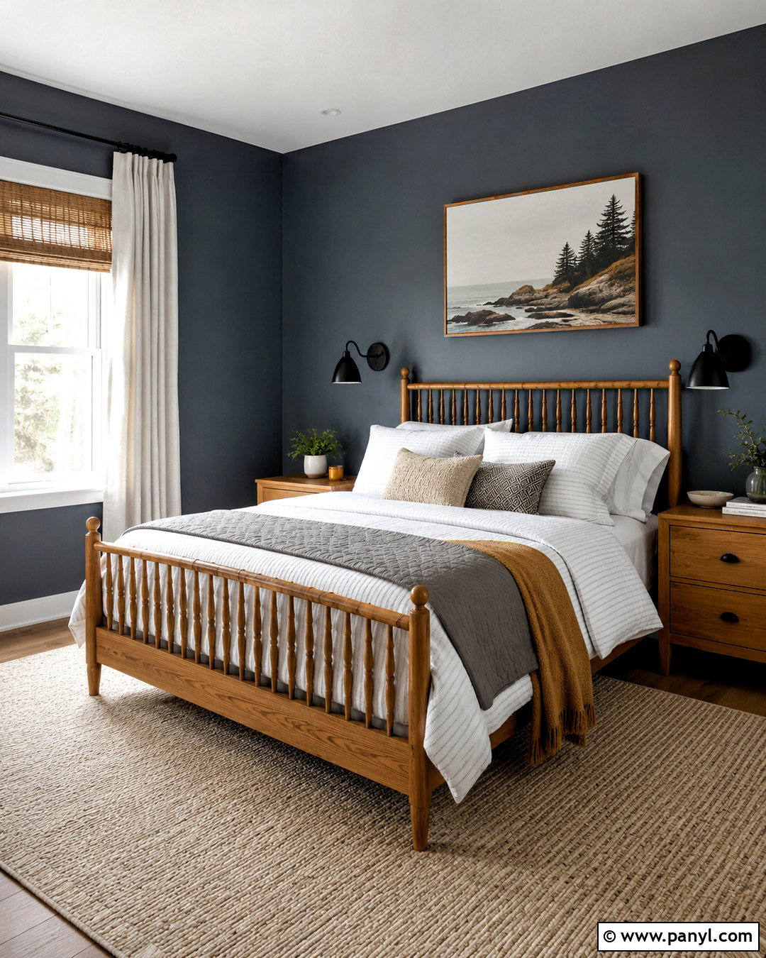 Slate Blue Bedroom Walls - 20 dark bedroom wall colors