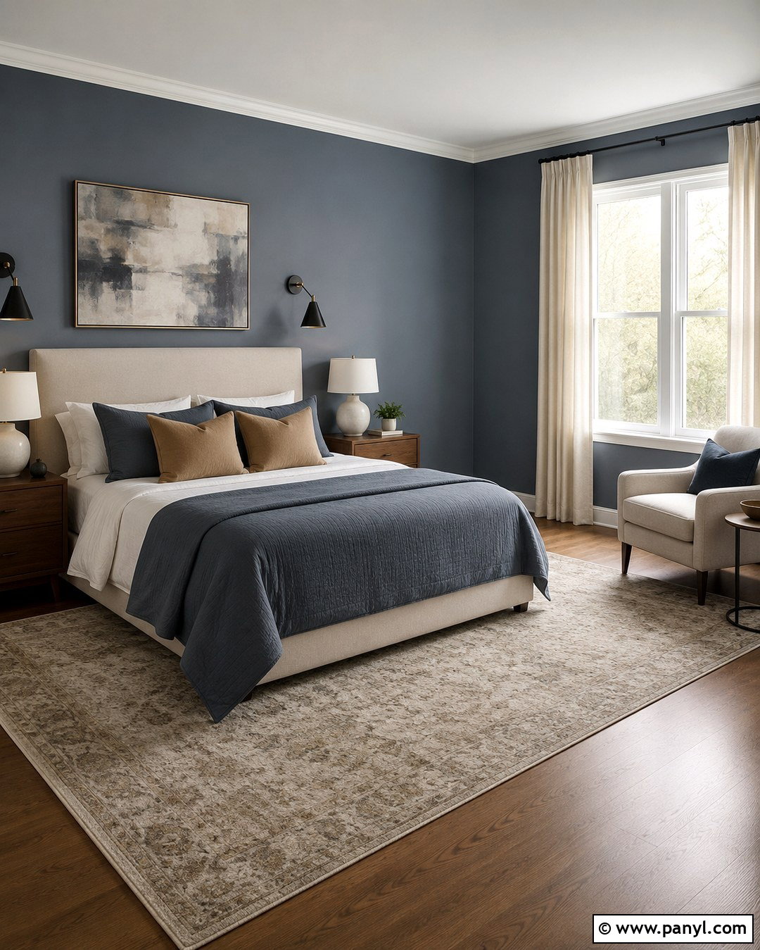 Slate Blue Bedroom Walls - 20 Modern Wall Colors Bedroom Ideas