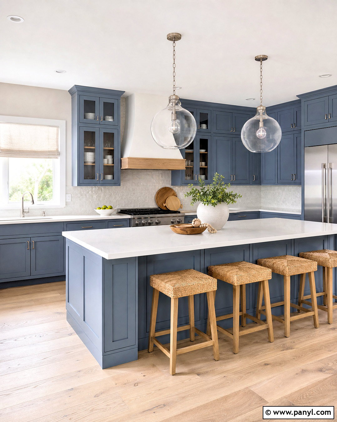 Slate Blue Coastal Kitchen - 20 slate blue kitchen ideas