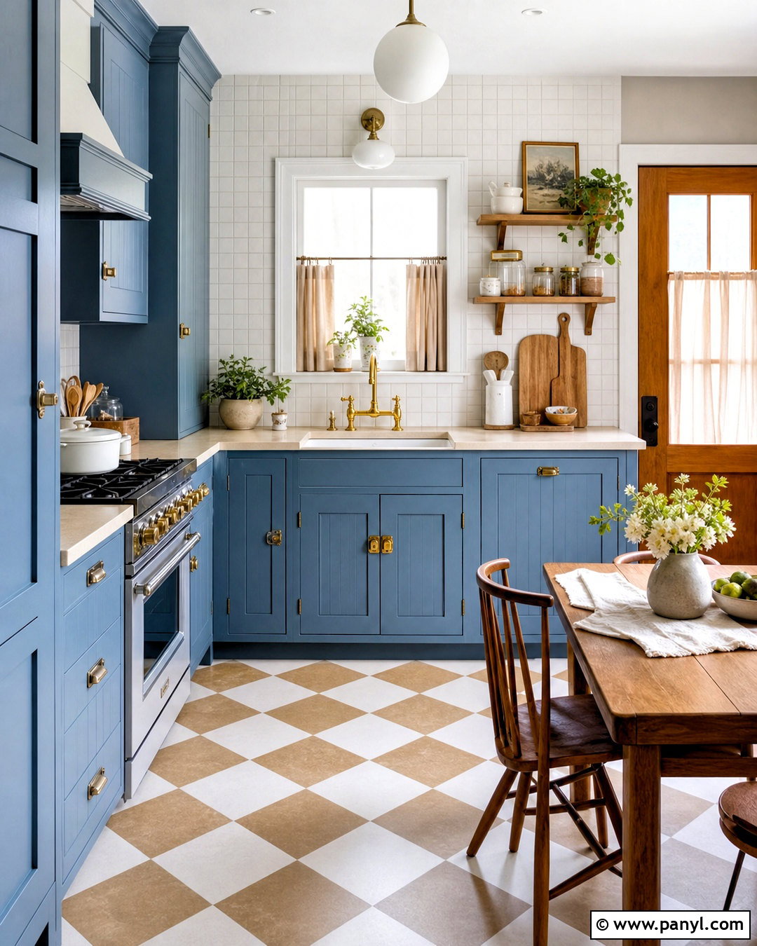 Slate Blue Cottage Kitchen - 20 slate blue kitchen ideas