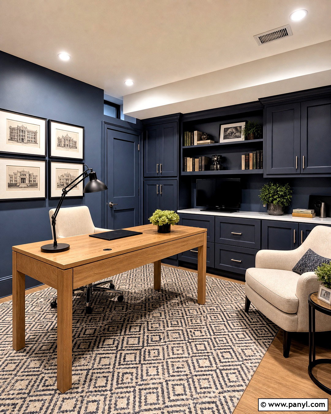 Slate Blue Dark Basement - 20 dark basement paint colors
