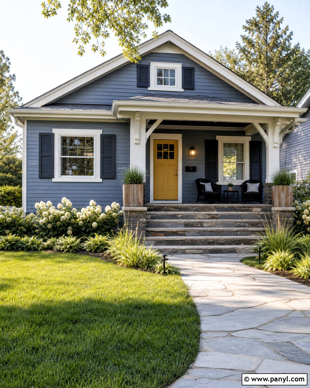 Slate Blue Exterior House Paint - 20 external house paint colors